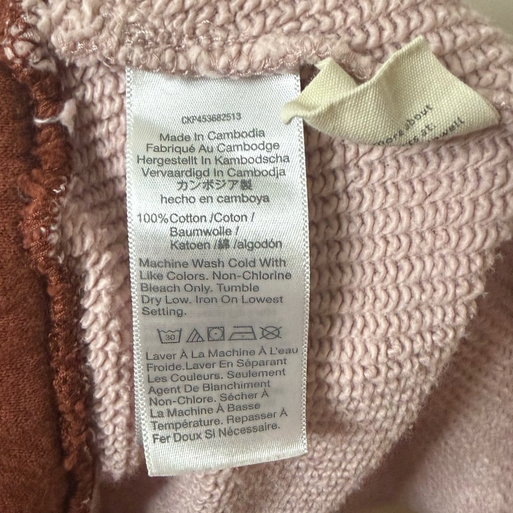 MADEWELL Airyterry Stitched Pocket Atheleisure Travel Sweatshorts Wisteria Dove - Picture 10 of 10